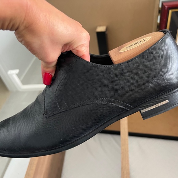 Prada black leather 10,5 main image 6